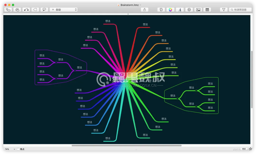 【macOS软件】iThoughtsX 9.3 思维导图软件_桌面应用_02